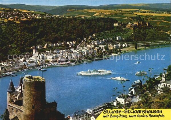 Goar St Burg Katz Ruine Rheinfels