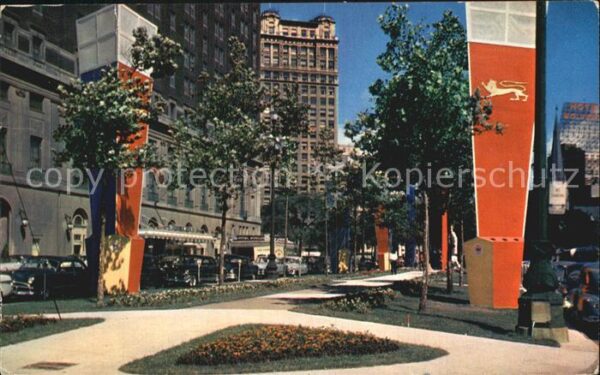 Detroit Michigan Washington Boulevard Statler Hotel