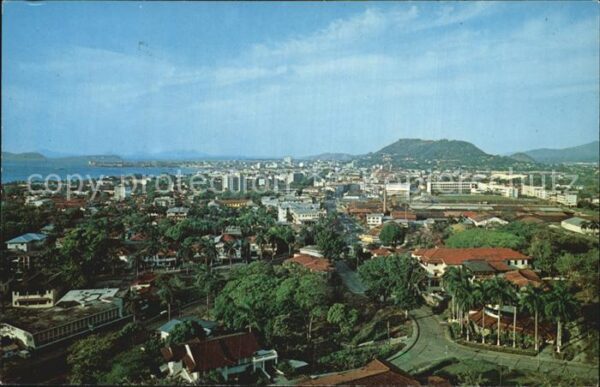 Panama City Panama Luftaufnahme