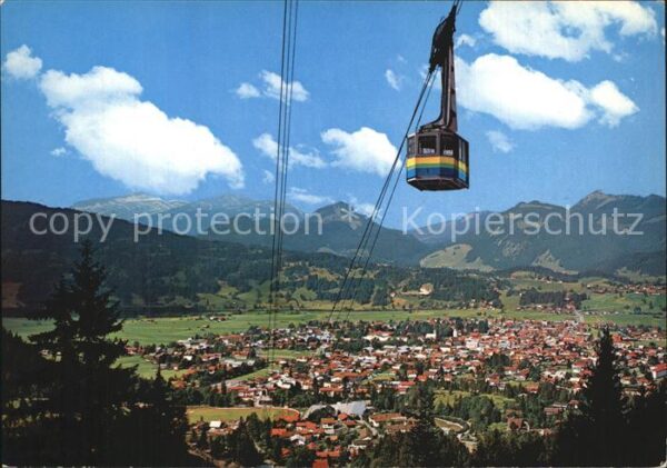 Oberstdorf Nebelhorn Großkabinen Seilbahn Hoher If