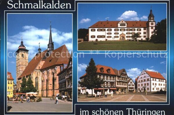 Schmalkalden Stadtkirche Sankt Georg Schloss Wilhelm