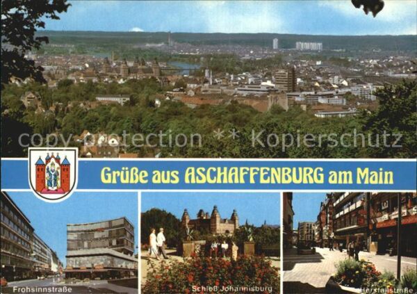 Aschaffenburg Main Frohsinnstraße Schloss Johannisburg Her
