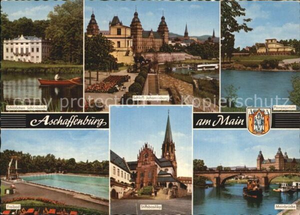 Aschaffenburg Main Schloss Johannisburg Schönbusch Pompeja
