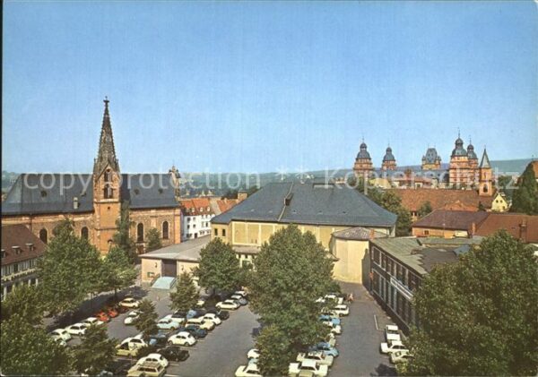 Aschaffenburg Main Muttergottes Pfarrkirche Stadttheater