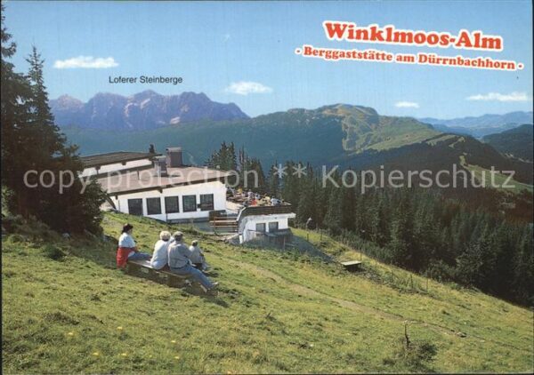 Winklmoos Winkelmoos Berggaststätte Dürrnbachhorn Loferer St