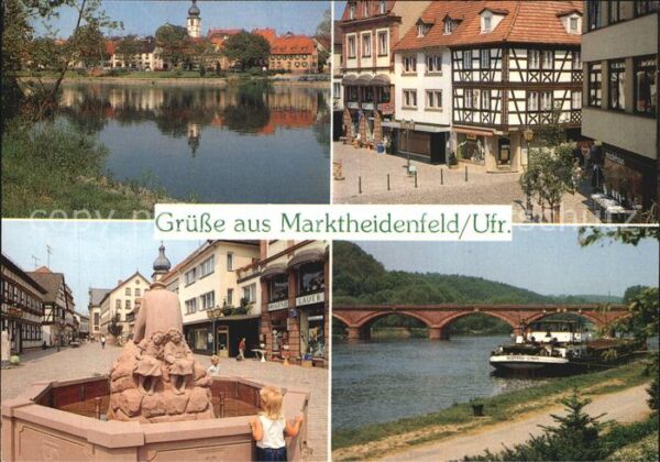 Marktheidenfeld Mainbrücke Stadtansicht