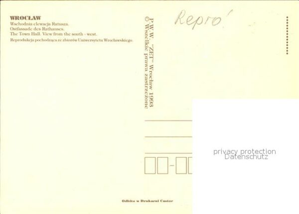 Wroclaw Rathaus Bürgerhäuser – Bild 2