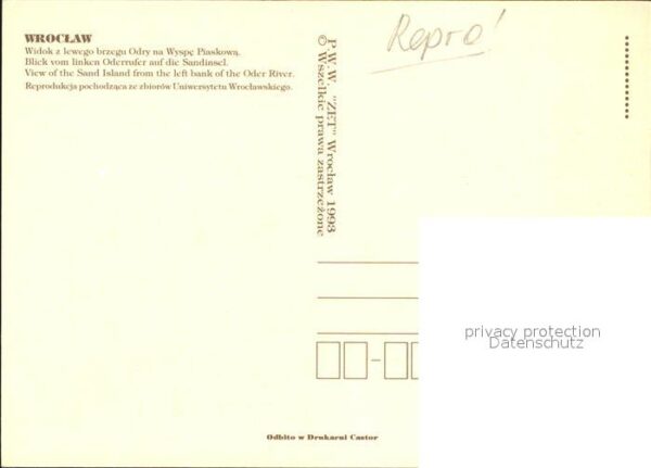 Wroclaw Oderufer Sandinsel – Bild 2