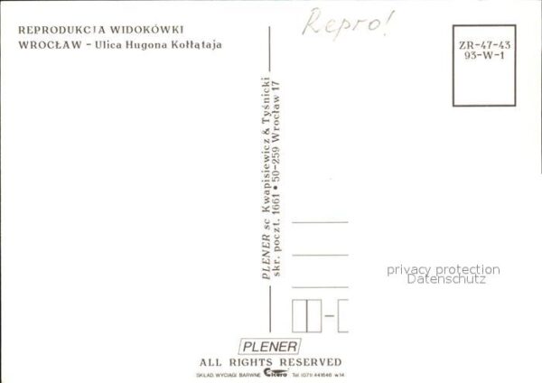 Wroclaw Neue Taschenstraße Künstlerkarte – Bild 2