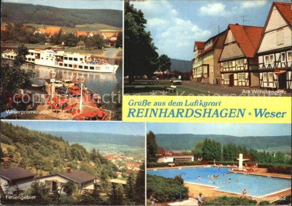 Reinhardshagen Weserpromenade Wilhelmsplatz Schwimmbad