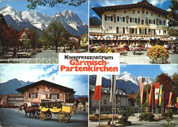 Garmisch-Partenkirchen Kongresszentrum Marienplatz Postkutsche