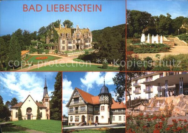 Bad Liebenstein Schloss Altenstein Rosengarten Evangeli