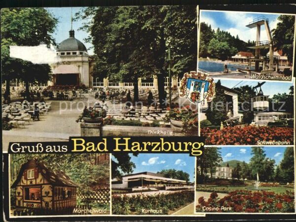 Bad Harzburg Trinkhalle Waldschwimmbad Schwebebahn M