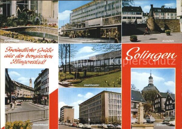 Solingen Dukatenesel Kirchplatz Hauptstraße Gräf