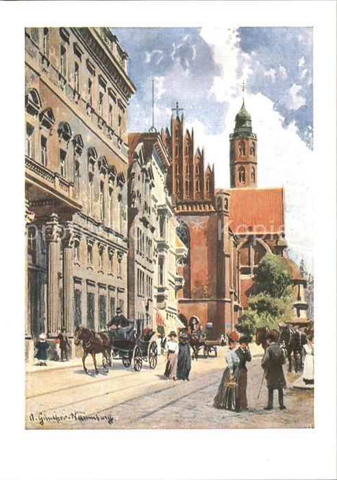 Breslau Niederschlesien Oberpräsidium Dominikanerkirche Künstle
