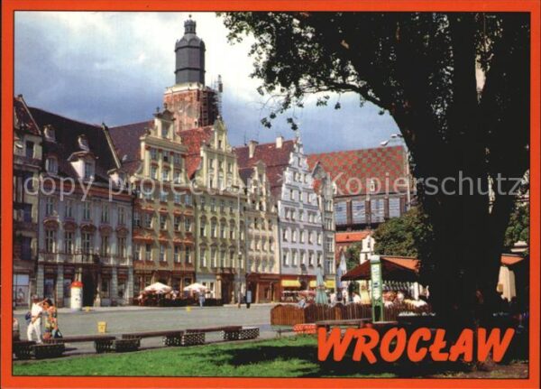 Wroclaw Bürgerhäuser Rathaus