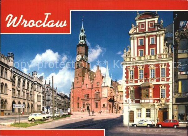 Wroclaw Rathaus Stadtansichten