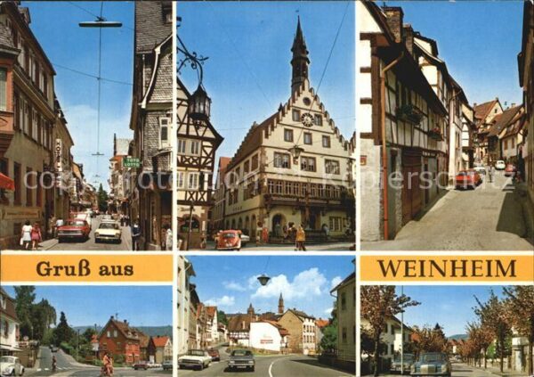 Weinheim Bergstrasse Stadtansichten
