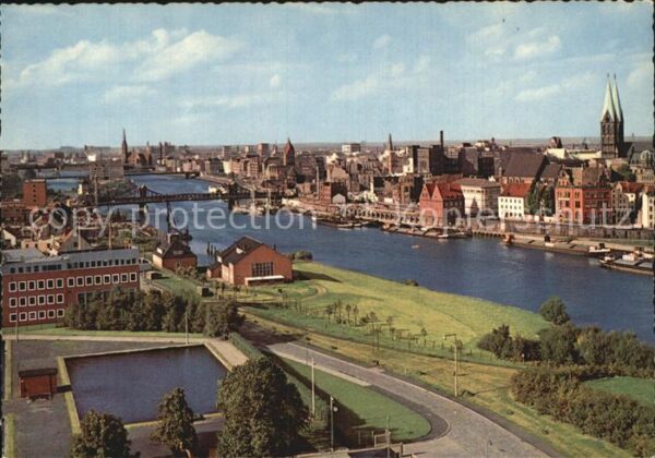Bremen Weser Stadtansicht
