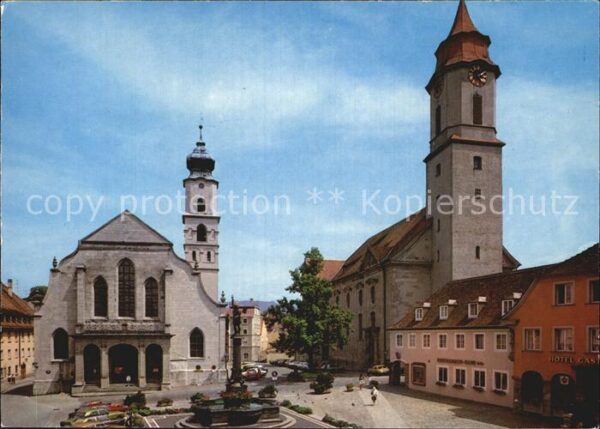 Lindau Bodensee Marktplatz Evangelische Stadtkirche San
