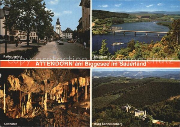 Attendorn Biggesee Rathausplatz Attahöhle Burg Sc
