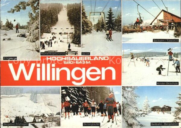 Willingen Sauerland Ettelsberg Mühlenkopfschanze Seilbahn B
