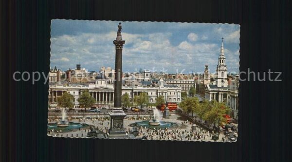 London Trafalgar Square Nelson Column