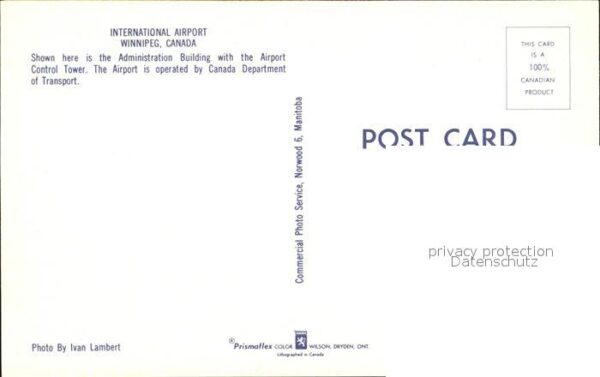 Winnipeg Air Port Control Tower – Bild 2