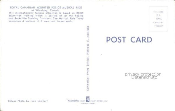 Winnipeg Royal Canadian Mounted Police Musical R – Bild 2