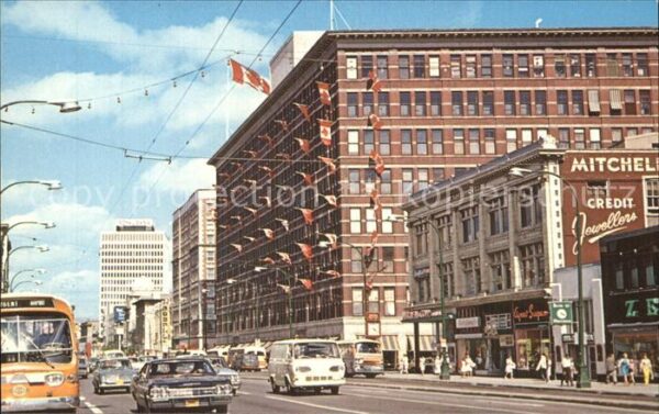 Winnipeg Portage Avenue Looking East