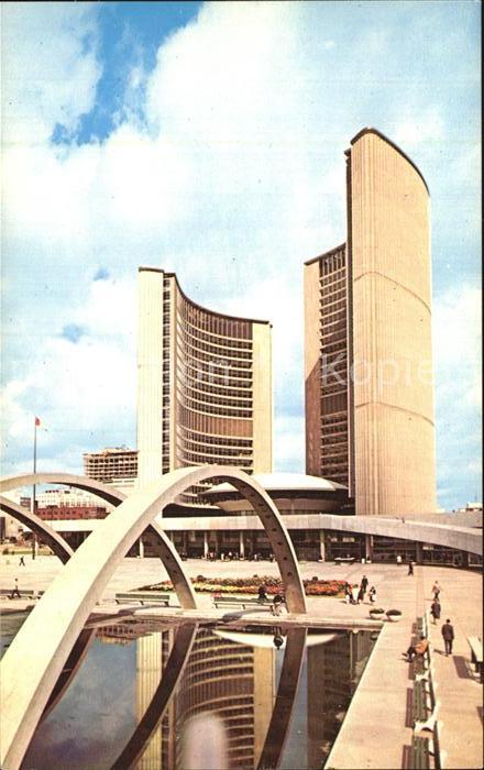 Toronto Canada City Hall Reflecting Pool