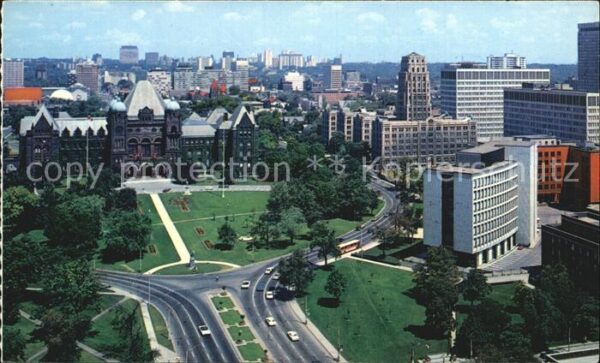 Toronto Canada Queens Park and Provincial Parliament B