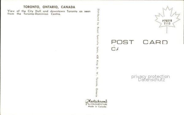 Toronto Canada Luftaufnahme City Hall – Bild 2