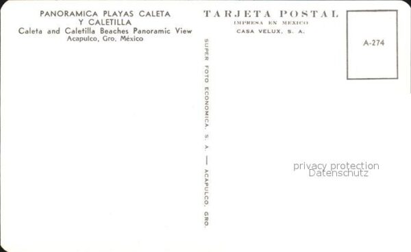 Acapulco Playas Caleta y Caletilla Panorama – Bild 2