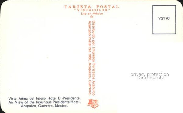 Acapulco Hotel El Presidente Luftbild – Bild 2
