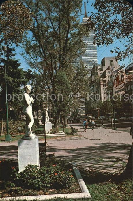 Mexico City Avenida Juarez Alameda Park
