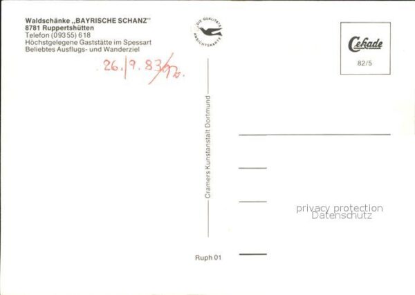Ruppertshuetten Waldschänke Bayrische Schanz – Bild 2