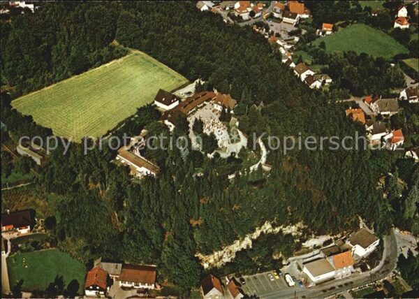 Detmold Adlerwarte Betmold Berlebeck Luftaufnah
