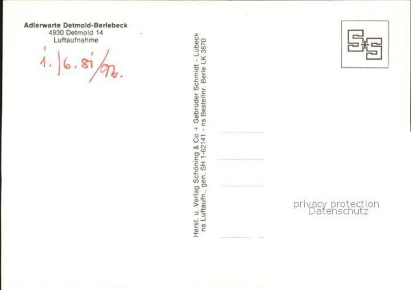 Detmold Adlerwarte Betmold Berlebeck Luftaufnah – Bild 2