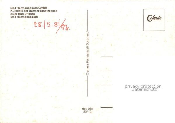 Bad Driburg Kurklinik Bad Hermannsborn – Bild 2