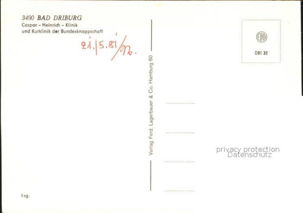 Bad Driburg Caspar Heinrich Klinik Luftbild – Bild 2