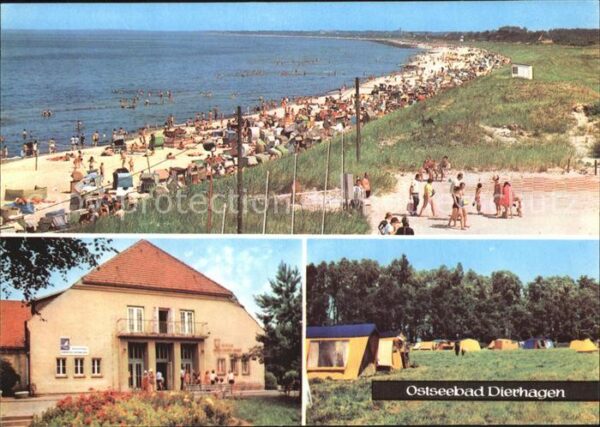 Dierhagen Ostseebad FDGB Heim Ernst Moritz Arndt Zeltplatz