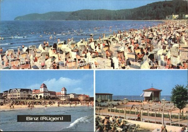 Binz Ruegen Strand Kurhaus