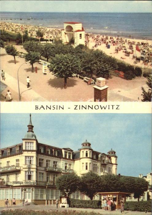 Bansin Ostseebad Zinnowitz Strand FDGB Heim Glück auf