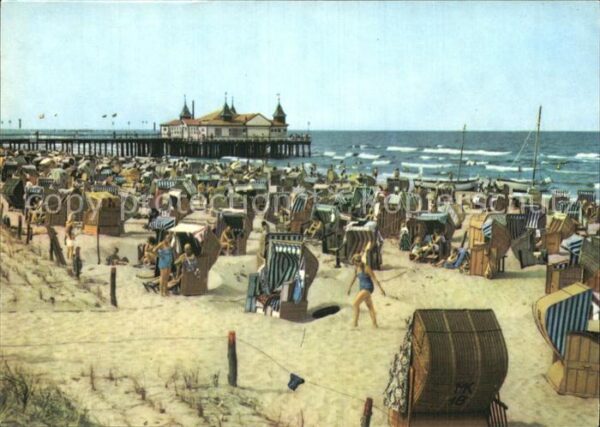 Ahlbeck Ostseebad Strand Seebrücke