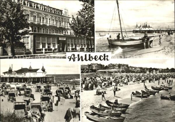 Ahlbeck Ostseebad Strand Hafen Stadtansicht