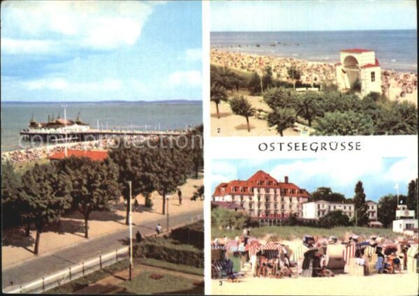 Ahlbeck Ostseebad Seebrücke Bansin Strand