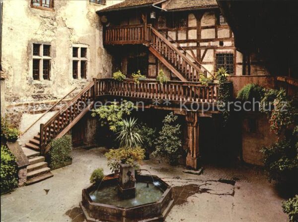 Feldkirch Vorarlberg Im Hof der Schattenburg