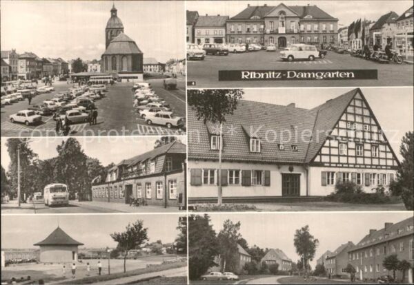 Ribnitz-Damgarten Ostseebad Karl Marx Platz HO Gaststätte Sportpala