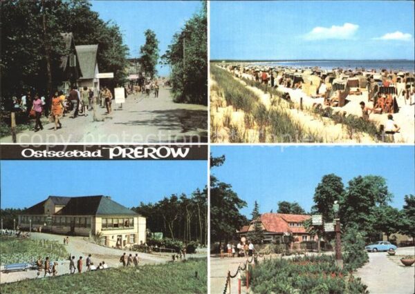 Prerow Ostseebad Strand Ortsansichten